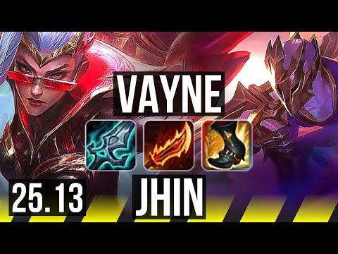 VAYNE & Alistar vs JHIN & Leona (ADC) | 68% winrate, Legendary | NA Challenger | 25.13