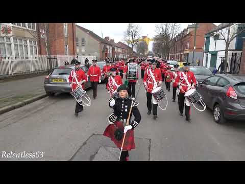 Lisburn Young Defenders (No.5) @ UDR2 Memorial Parade ~ 26/02/22 (4K)