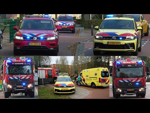 [GRIP 1, Zeer Grote HV] Verzorgingshuis Heelwijk volledig ontruimd door Gaslekkage in Heesch