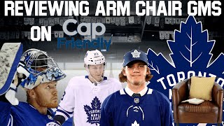 REVIEWING MAPLE LEAFS ARM CHAIR GMS ON CAPFRIENDLY