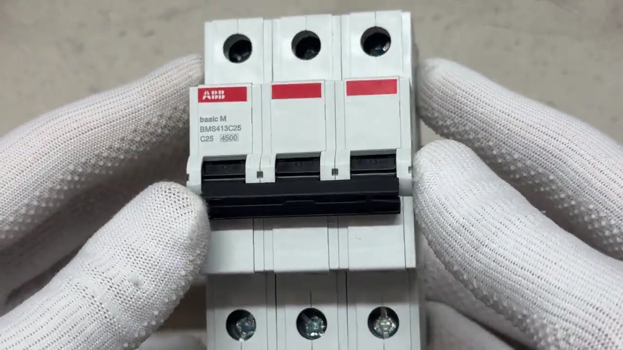 Автоматический выключатель ABB BMS413-C25 3p 25A тип C серия Basic 2CDS643041R0254