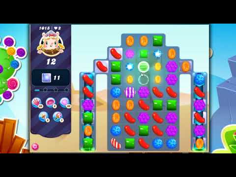 Candy Crush Saga Level 1015 - 1 Stars,  21 Moves Completed, No Boosters
