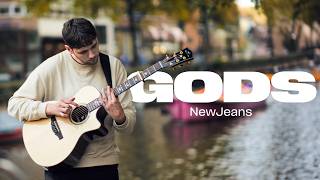 GODS ft. NewJeans (뉴진스) League of Legends Worlds 2023 Anthem - Fingerstyle Guitar Cover