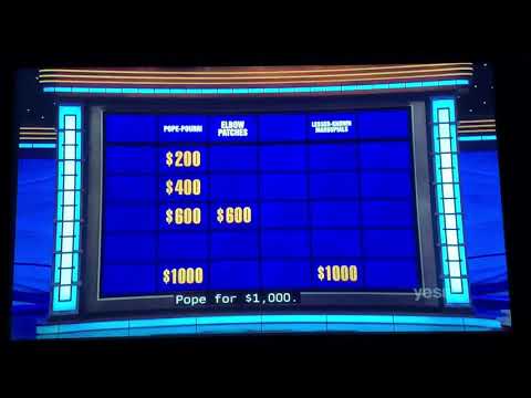 Jeopardy, PROFESSOR’S TOURNAMENT Day 1 - 1st Daily Double (12/6/21)