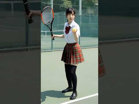 テニスのサーブ
