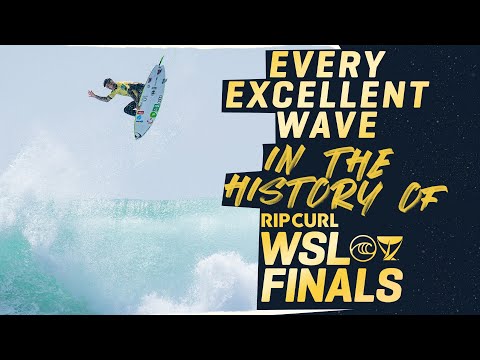 EVERY EXCELLENT WAVE In The History Of The Rip Curl WSL Finals