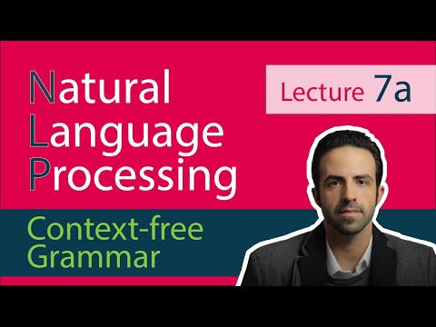NLP Lecture 7(a) - Context Free Grammar