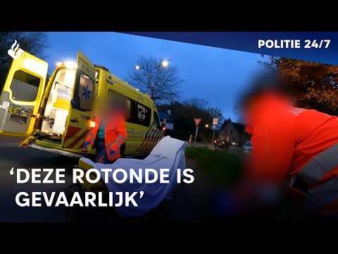 Aanrijding op een rotonde | POLITIE 24/7
