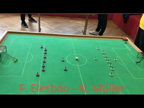 Subbuteo: Norddeutsche Meisterschaft 2022 F. Elesbao - N. Müller