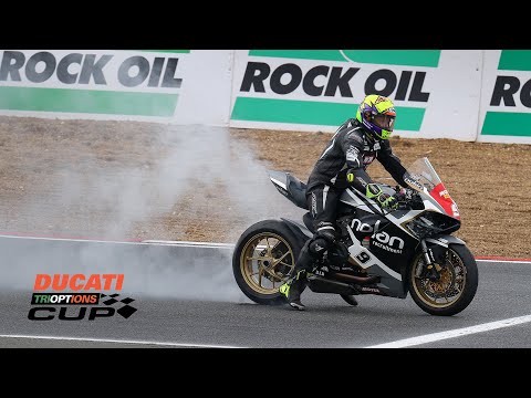 Chris Walker wins at Brands GP and John McGuinness gets his maiden Ducati Cup podium