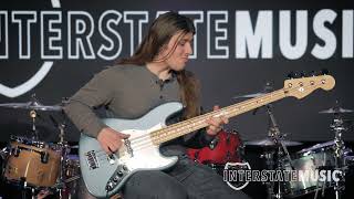 Video thumbnail for Fender Player Jazz Bass Guitar, Tidepool with Maple Fingerboard | Interstate Music by Interstate Music