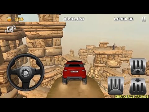Mountain Climb 4x4: Red Suv Driving Stunts Simulator Stage 96 FAILED - Android GamePlay 3D