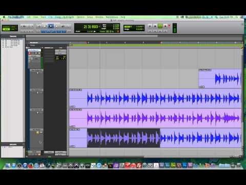 Pro Tools 11 - #15 - Comping Takes, Playlist Recording and Editing