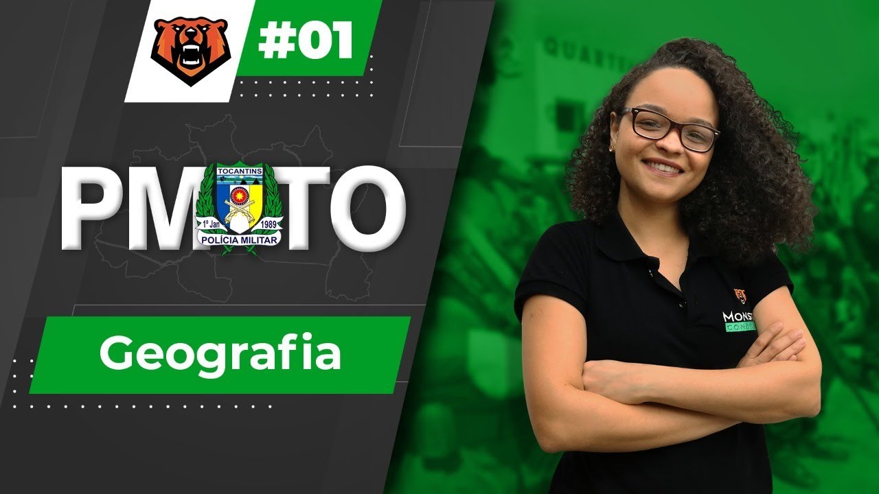 Concurso PMTO - GEOGRAFIA - GEOGRAFIA DO TOCANTINS - Profª. Amanda