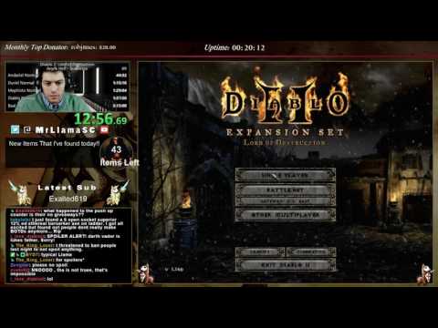 Diablo 2 - Hell Sorceress Speedrun - Getting back into it