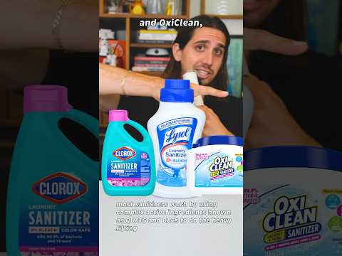 Laundry Sanitizing Products Explained By A 4th Generation Dry Cleaner #laundry #drycleaning #diy