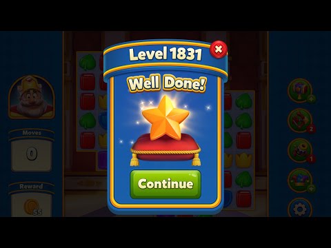 Royal Match - King Robert - Level 1831