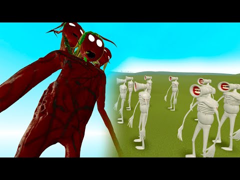 8 GREAT MOTHER MEGAPHONE VS ONE Three Head !!!