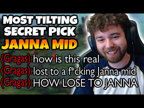 FULL AP JANNA MID is SO TILTING TO FACE (Run around to every fight and win it!)