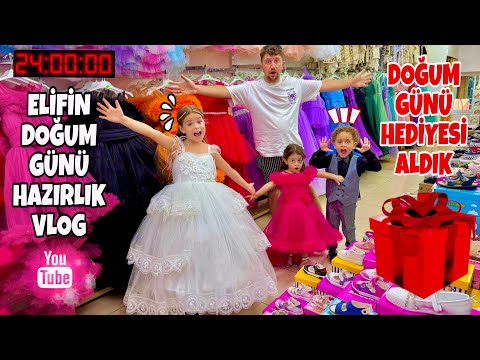 ELİFİN DOĞUM GÜNÜ HAZIRLIK VLOG !! KUZEY ELİFE DOĞUM GÜNÜ HEDİYESİ ALDI !!
