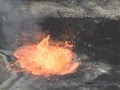Eruption after person falls in lava lake of volcano (test ...