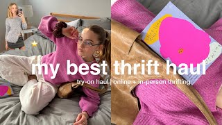 my best thrift haul to date (try-on)