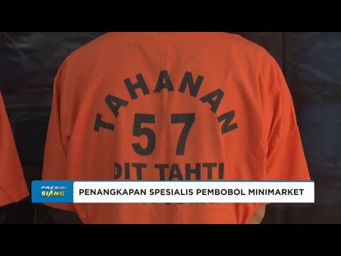 POLDA SUMSEL TANGKAP SPESIALIS PEMBOBOL MINIMARKET