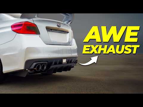 Subaru STI AWE Catback Sound Test + New IAG Aero!