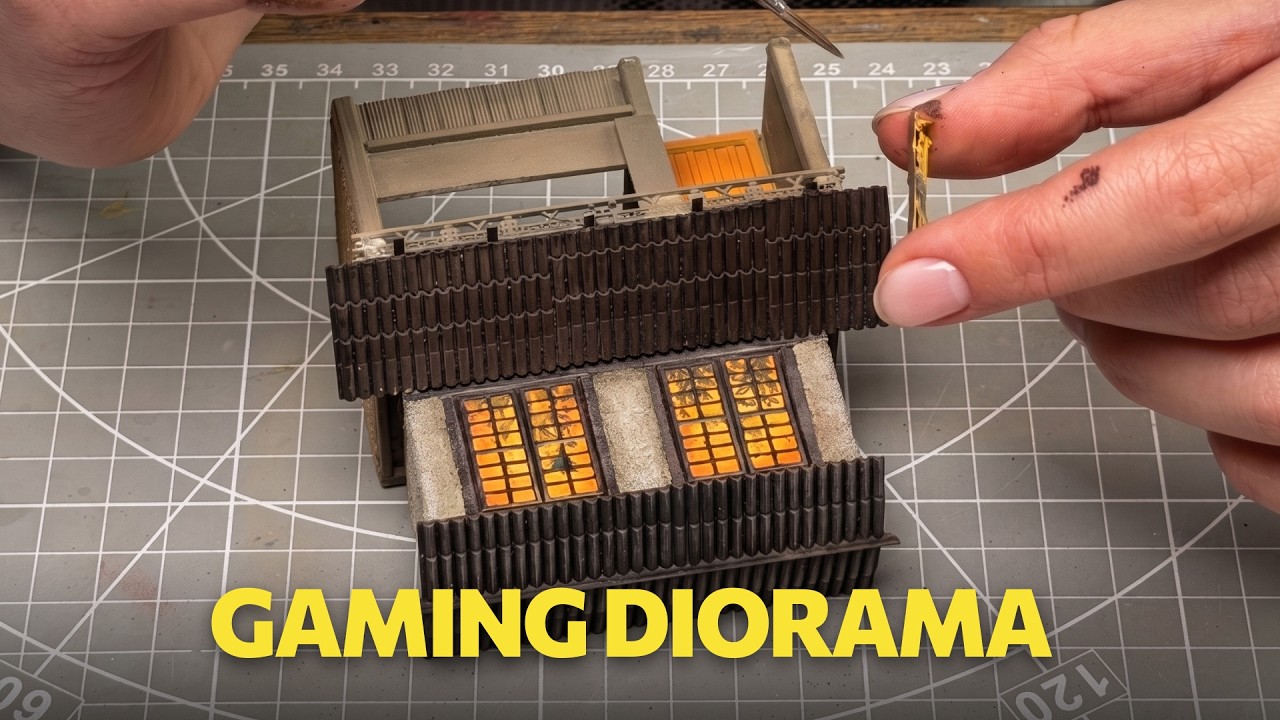 Monday Live Build: Creating a Gaming Diorama