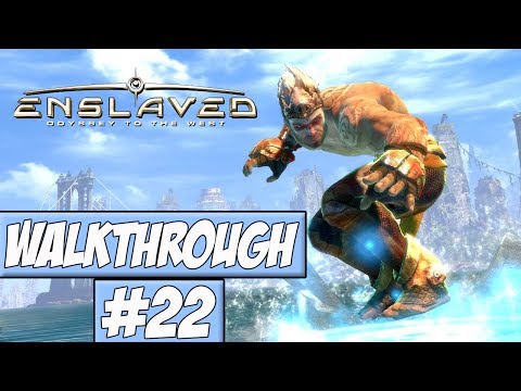 Enslaved: Odyssey To The West - Walkthrough Ep.22 w/Angel - Pretty Junkyard!