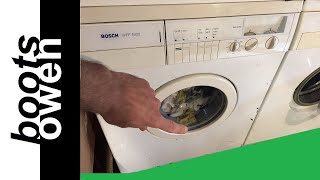 One simple trick to open a tight washing machine filter plug