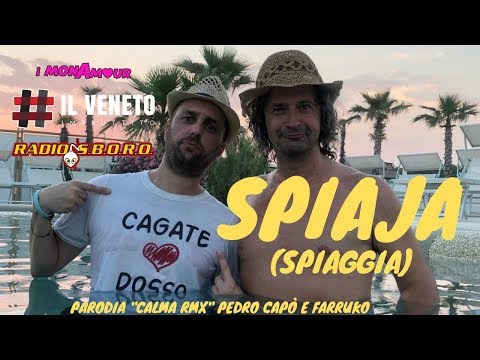 SPIAJA (Spiaggia) PARODIA "CALMA RMX"- Il Veneto Imbruttito&Radiosboro- iMONAmour