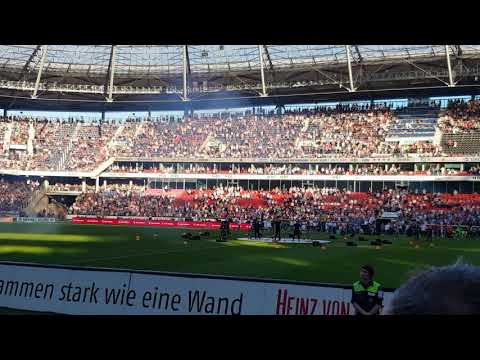 Mertes homecoming. Halbzeitshow mit scooter