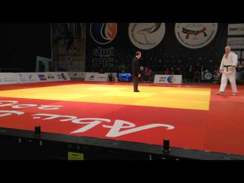 WK Abu Dhabi 2013 Judo Masters M5 +100 kg Koppe NED vs Rebscher GER 1/2 final