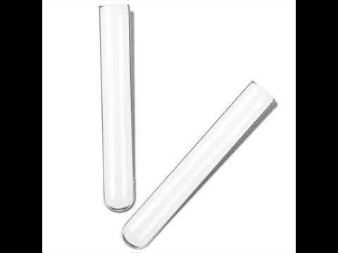 Glass Test Tube With Rim
