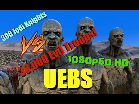300 Jedi Vs. 30,000 Evil Troops| Ultimate Epic Battle Simulator