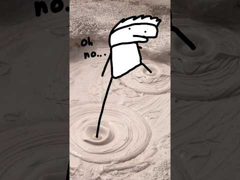 I got stuck in quicksand! #shorts #animation