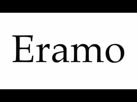 How to Pronounce Eramo