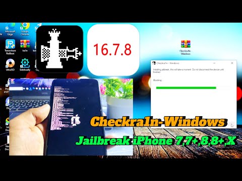Checkra1n-Windows Jailbreak iPhone/iPad iOS 16.7.8 - iOS 14.0 got successfully | Didn’t use USB✅