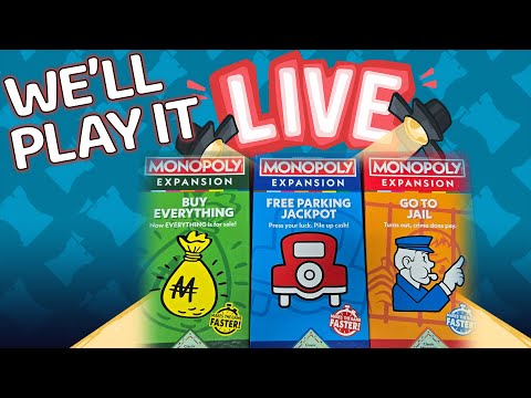 We'll Play It Live - Monopoly Buy Everything, Free Parking Jackpot, Go To Jail