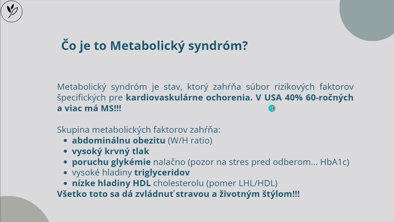 7. Odhaľte 8 príčin únavy – Lekcia 4: Metabolický syndróm a epigenetika