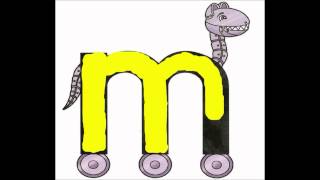 Letterland handwriting M