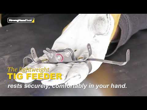 Observe how the lightweight TIG Feeder combats hand fatigue during welding.