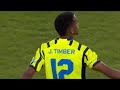 Jurrien Timber Full Arsenal debut highlights vs MLS All Stars| 2023/2024