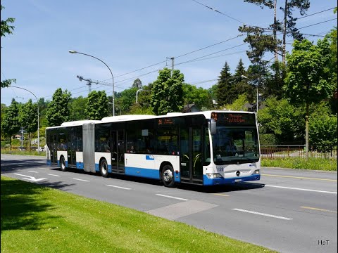 [Sound] EvoBus Mercedes-Benz O530 Citaro Facelift G der Verkehrsbetriebe Luzern (vbl) Nr. 159 (1/2)
