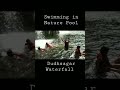 Swimming In Dudhsagar Waterfall Goa Natural Swimming Pool