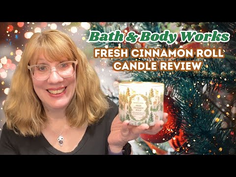 Bath & Body Works Fresh Cinnamon Roll Candle Review