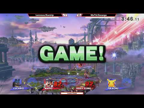 Dairantou #2 Smash 4 Doubles LF   Lemmon Kantrip VS MaTA Zerango