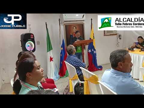 Sesión Solemne Día del Educador. Alc. del Mcpio Tulio Febres Cordero, Orador Lic José Luis Rodríguez