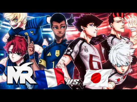 MegaR, LucksterrRap, NoziRap, soylangtry, Nyb, DarckStar, lilZerOficial, RageMegaR, SoulRap, Jhorzkov, gaRMe, BynMc, KybaRap, NatZhu, CroWMusicOFC, DonHysteriax - Francia vs Japón (Blue Lock)